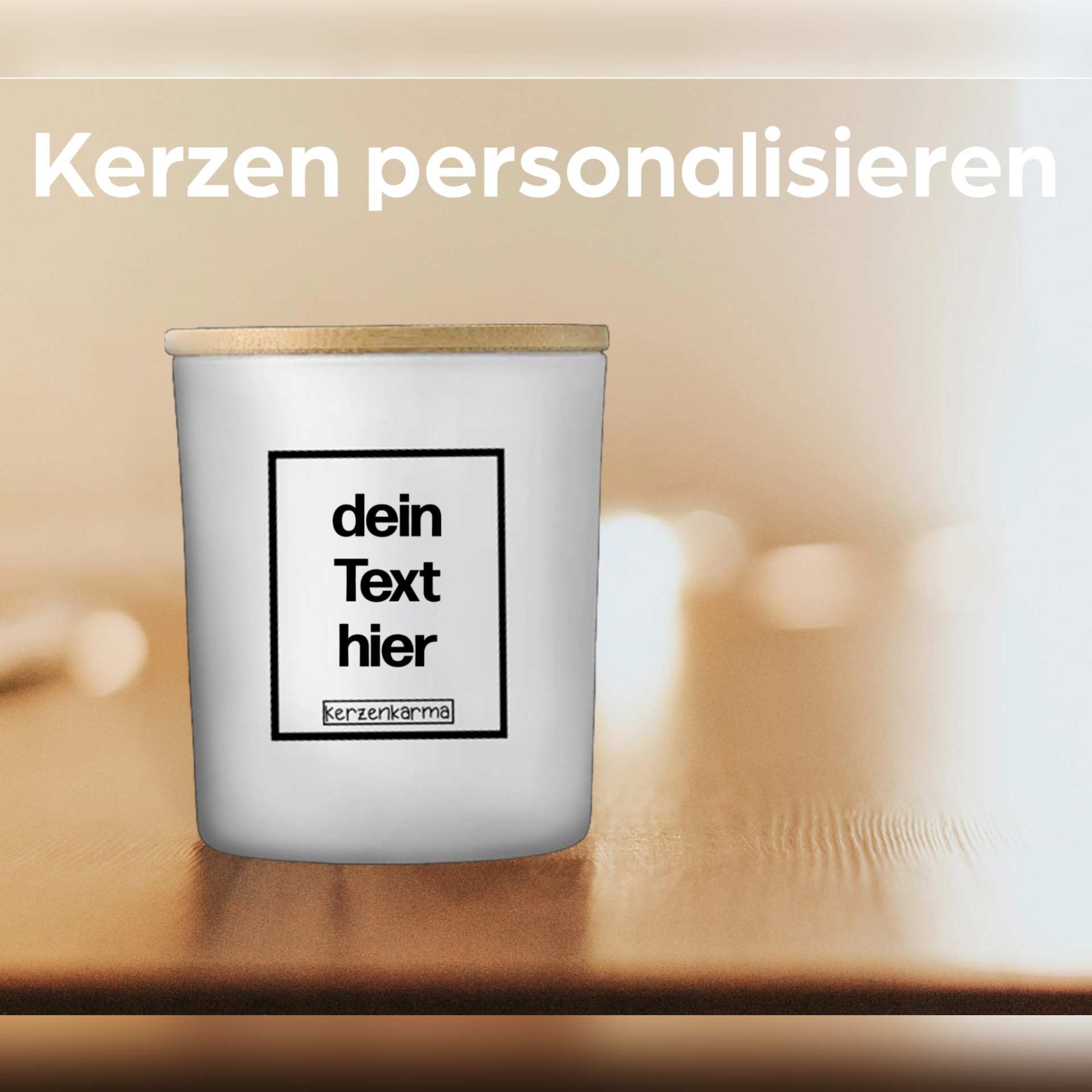 KERZEN PERSONALISIEREN