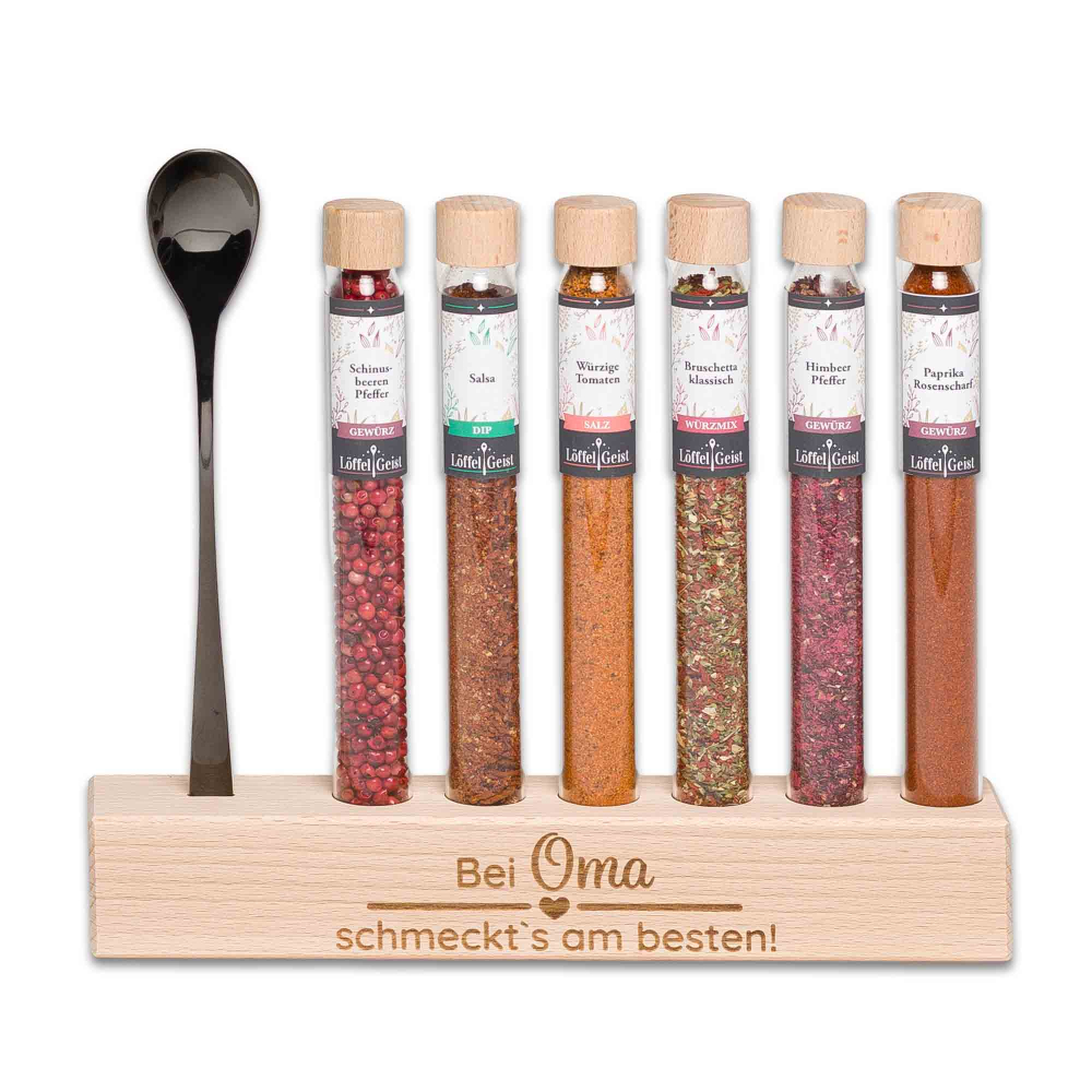 Geschenkset Gewürzset Bei Oma schmeckt´s am besten!