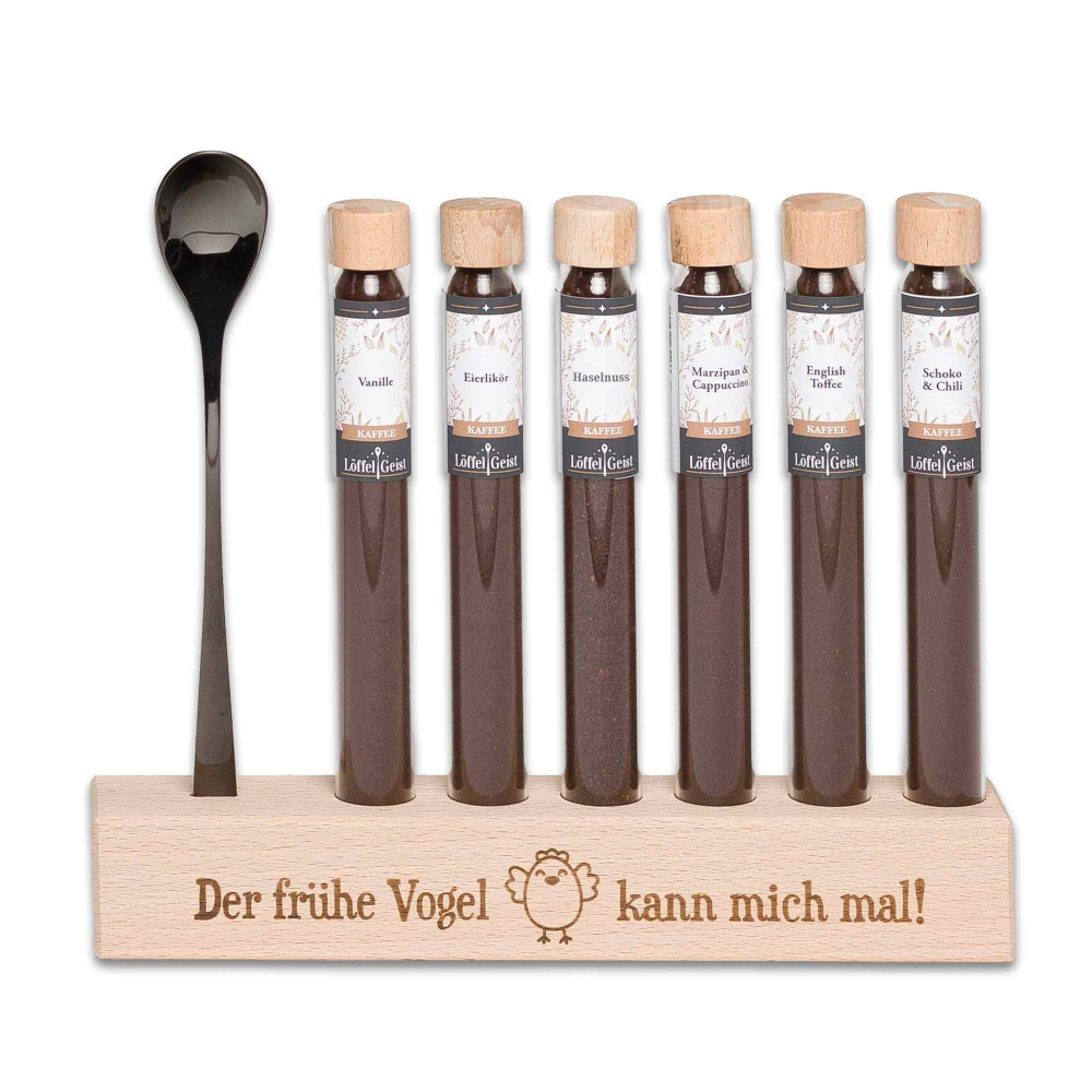 Kaffee-Geschenkset Der frühe Vogel kann mich mal!