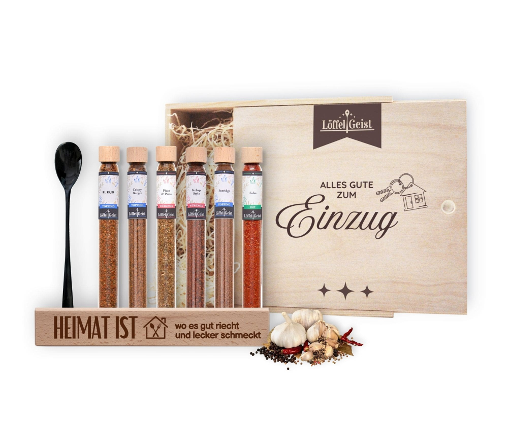 Preview: Gewürz-Geschenkbox Alles Gute zum Einzug