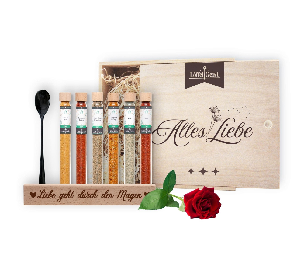 Preview: Gewürz-Geschenkbox Alles Liebe