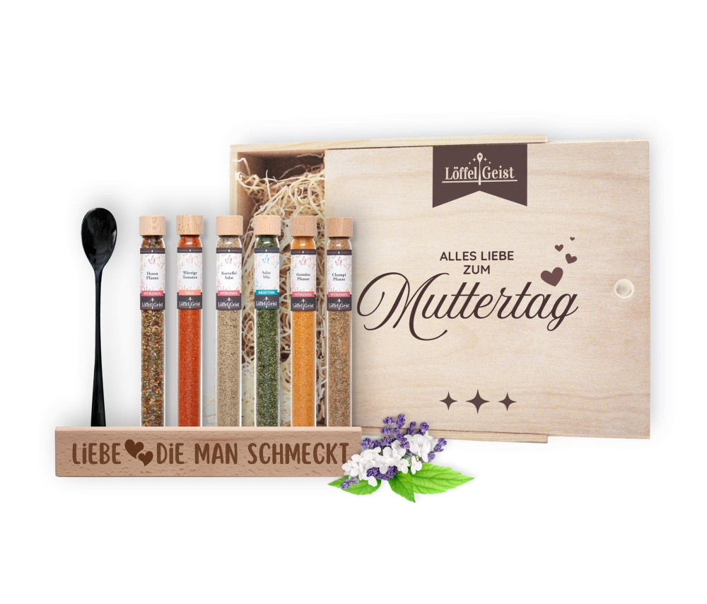 Preview: Gewürz-Geschenkbox Alles Liebe zum Muttertag