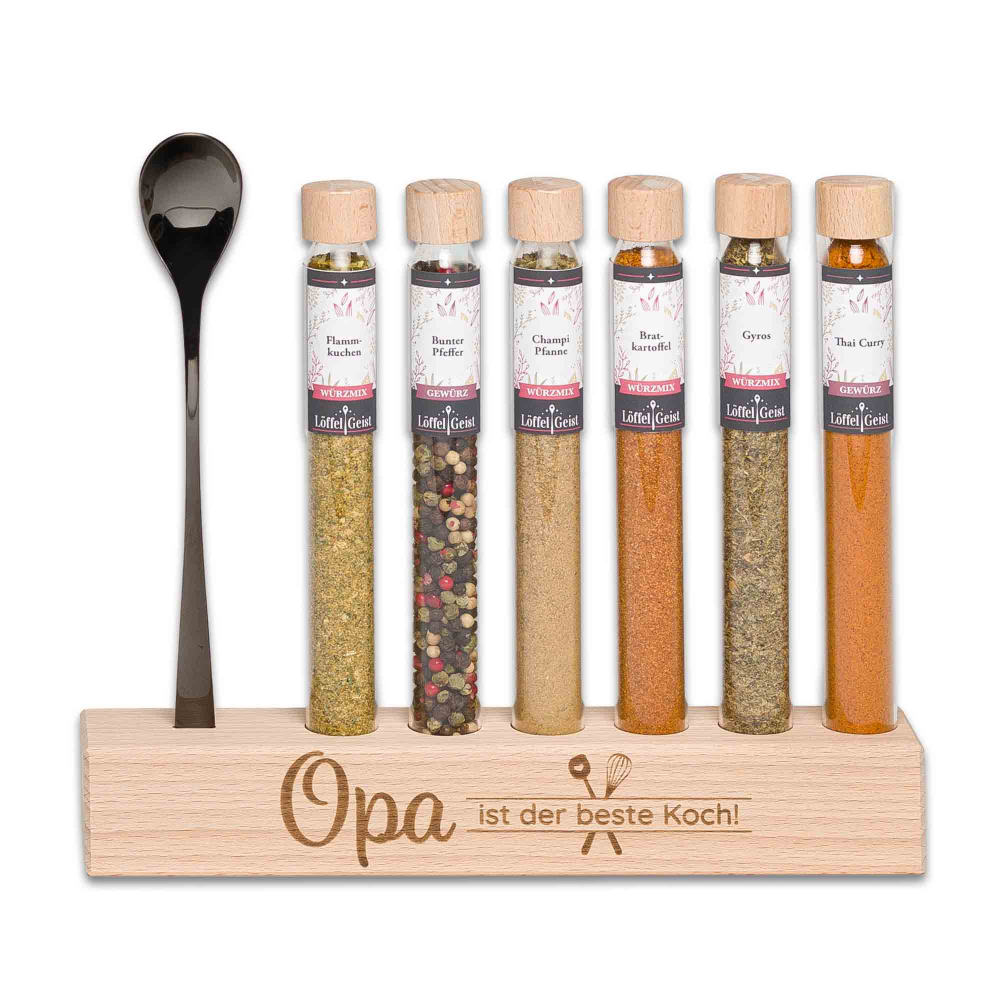 Gewürzset Geschenkset Opa ist der beste Koch