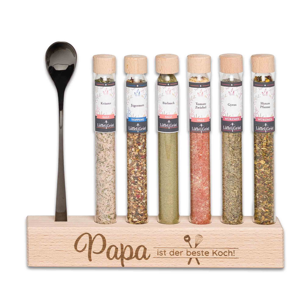 Geschenkset Gewürzset Papa ist der beste Koch