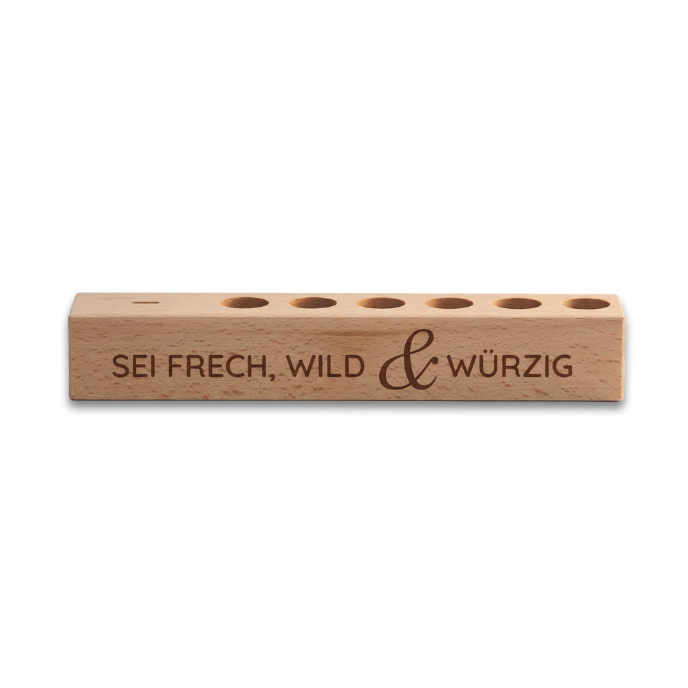 6er Gewürzständer Sei frech, wild & würzig