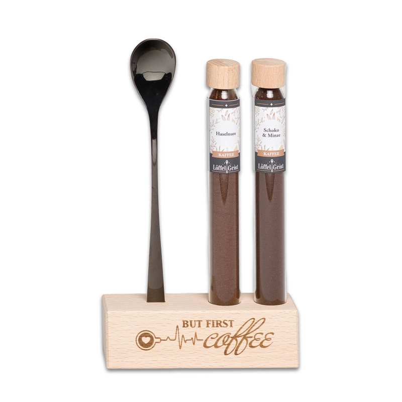 Kaffee Geschenkset But first Coffee