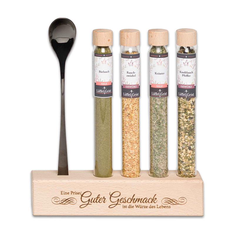 Geschenkset Gewürzset Eine Prise guter Geschmack ist die Würze des Lebens