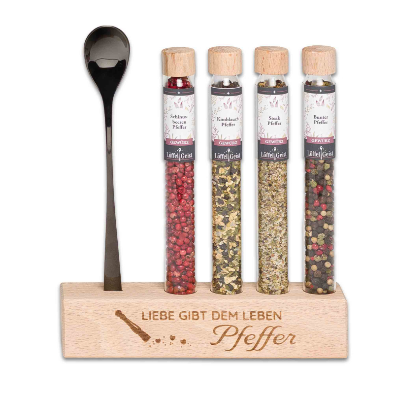 Gewürzset Liebe gibt dem Leben Pfeffer