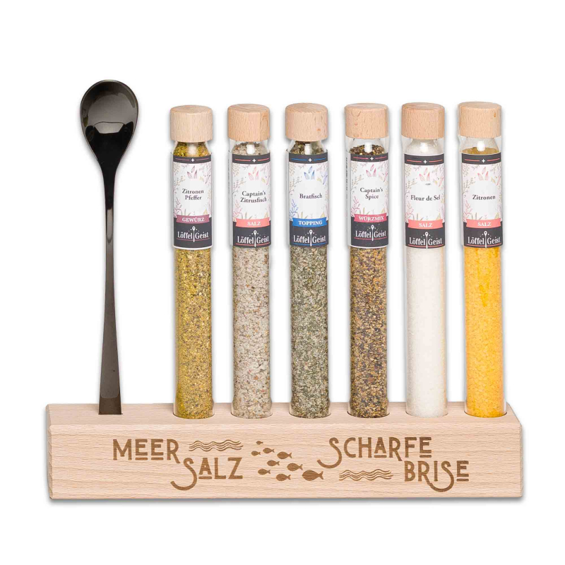 Geschenkset Gewürzset Meer Salz & Scharfe Brise