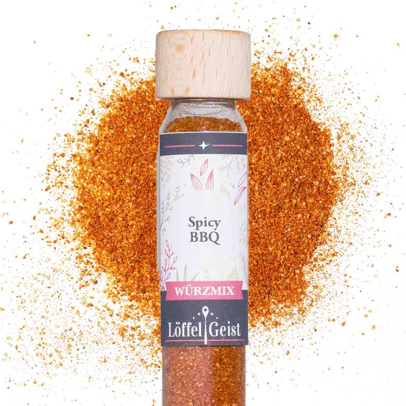 Spicy BBQ Gewürzmischung im Reagenzglas