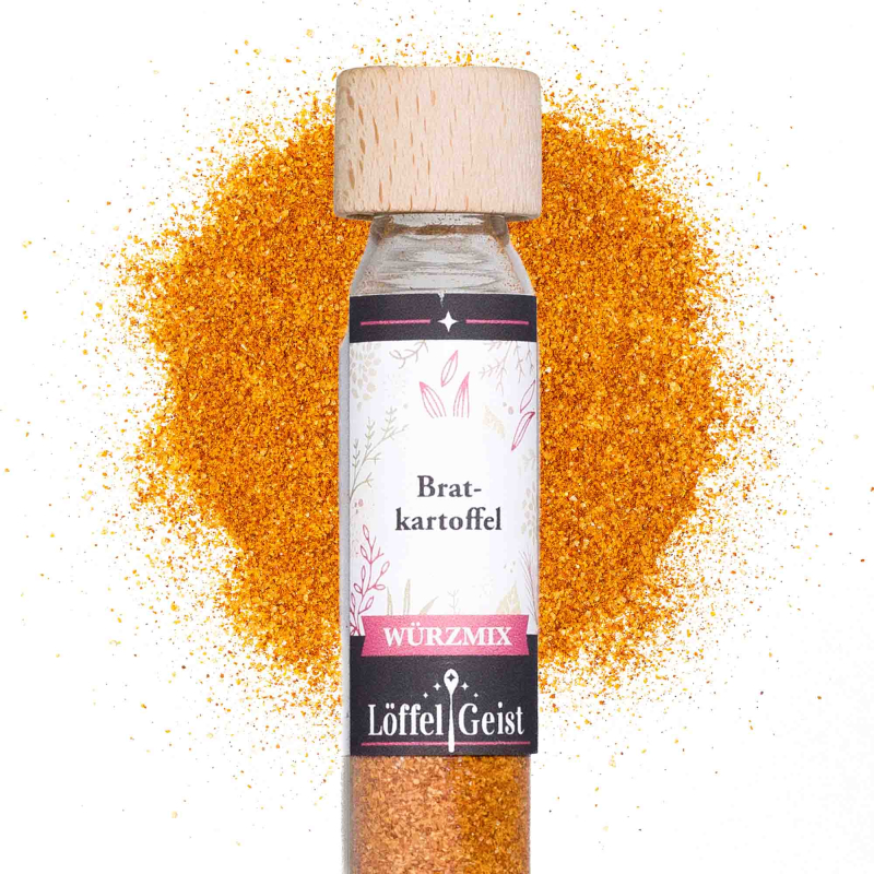 Bratkartoffel Gewürzmischung im Reagenzglas