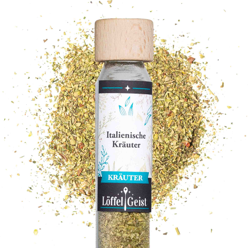 Italienische Kräuter im Reagenzglas