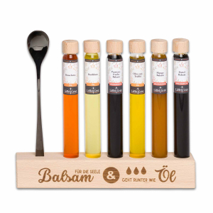 Geschenset Essig Öl Set Balsam, geht runter wie Öl