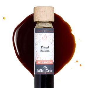 DattelBalsamico im Glasröhrchen
