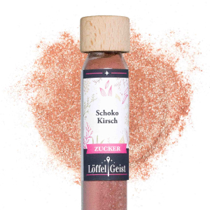 Schoko Kirsch Zucker im Reagenzglas