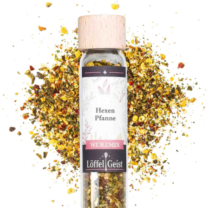 Hexen Pfanne Gewürzmischung im Glasröhrchen
