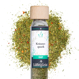 Kräuterquark im Reagenzglas