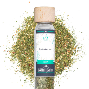 Kräutermix Mischung im Reagenzglas